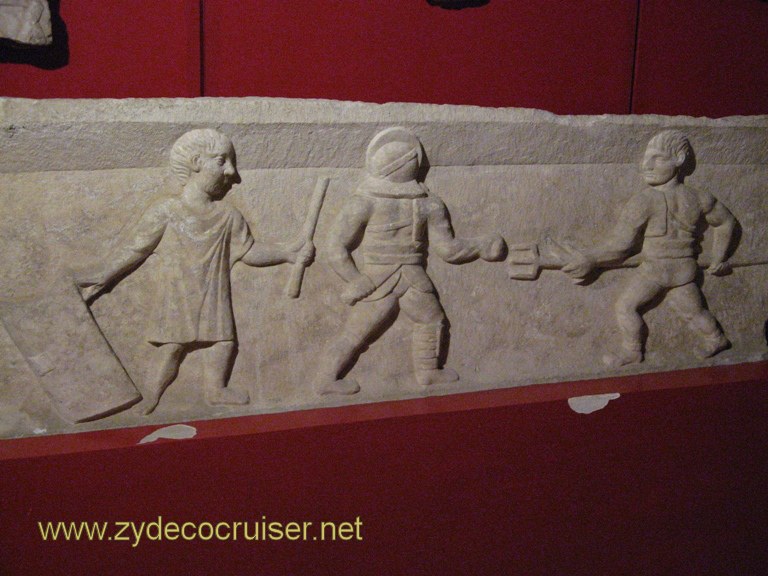 176: Carnival Freedom, Izmir, Ephesus Museum, Gladiators