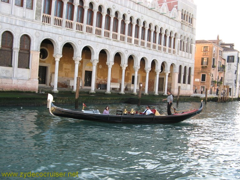 035: Carnival Freedom Inaugural, Venice, Gondola