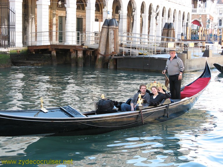 043: Carnival Freedom Inaugural, Venice, Gondola