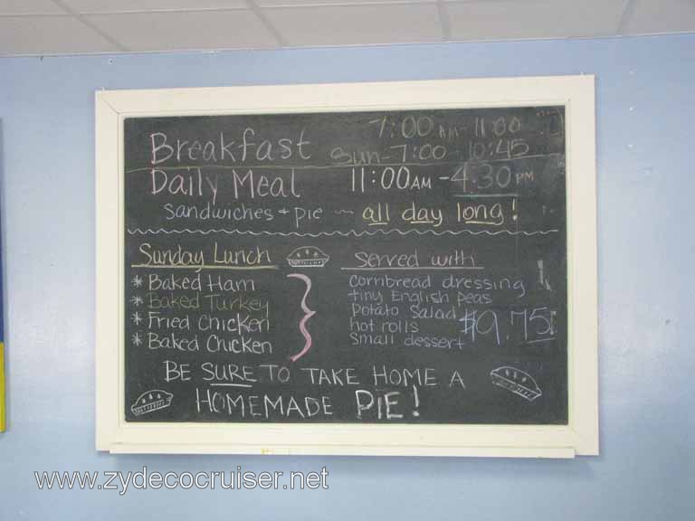 03: Lea's Lunchroom, Blackboard Menu (they have a regular menu, too)