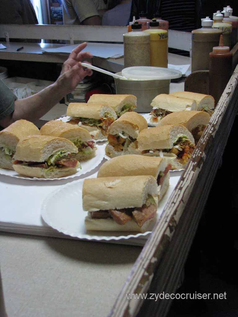 Domilise's - assorted poboys, New Orleans