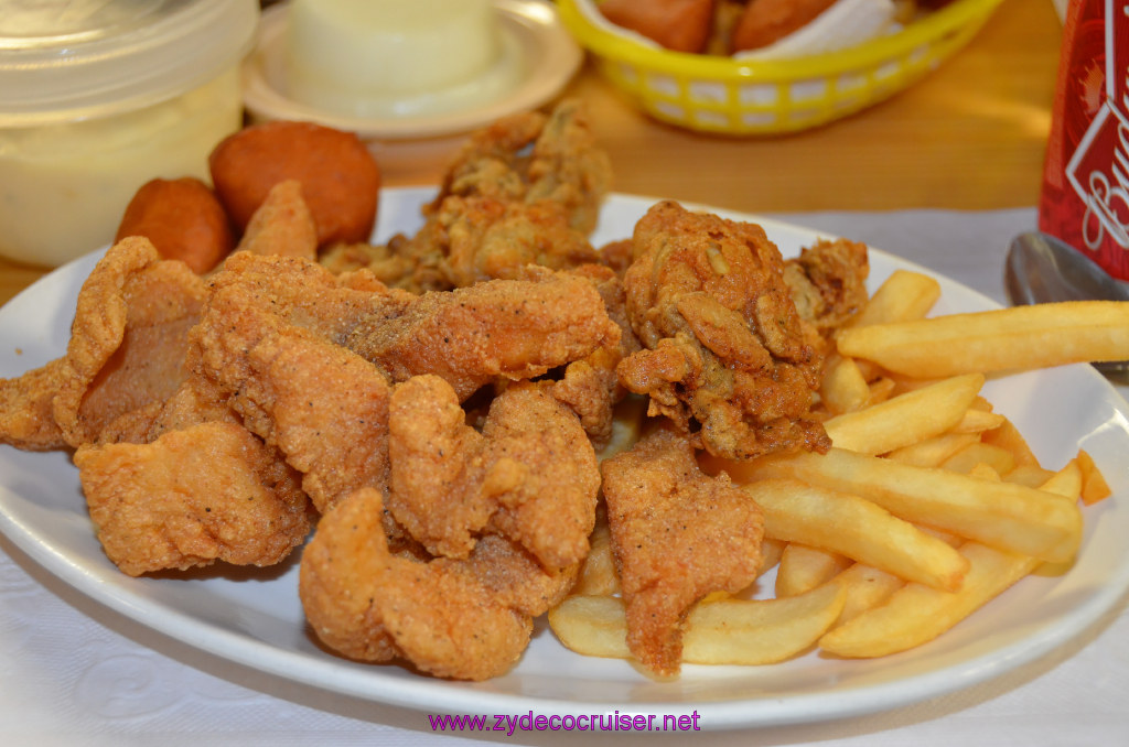 004: Shockley's Fish and Fixin's, Combination Fried Oysters and Catfish