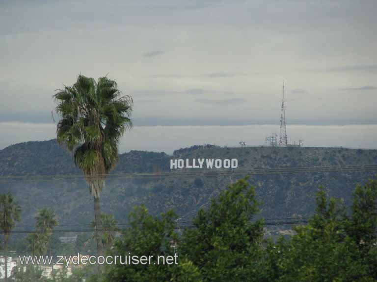 060: Carnival Pride, Long Beach, Sunseeker Hollywood/Los Angeles & the Beaches Tour: Hollywood sign