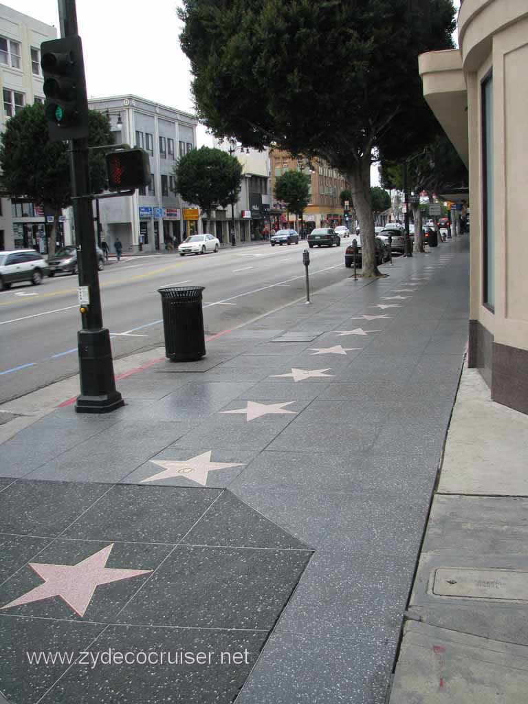 070: Carnival Pride, Long Beach, Sunseeker Hollywood/Los Angeles & the Beaches Tour: Hollywood Walk of Fame