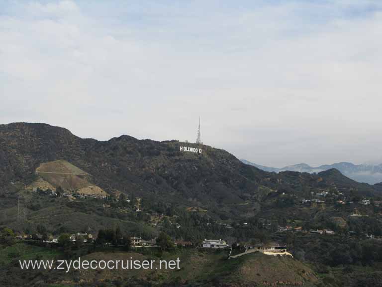 075: Carnival Pride, Long Beach, Sunseeker Hollywood/Los Angeles & the Beaches Tour: Hollywood Sign
