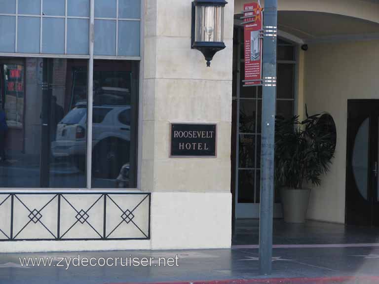 093: Carnival Pride, Long Beach, Sunseeker Hollywood/Los Angeles & the Beaches Tour: Roosevelt Hotel 