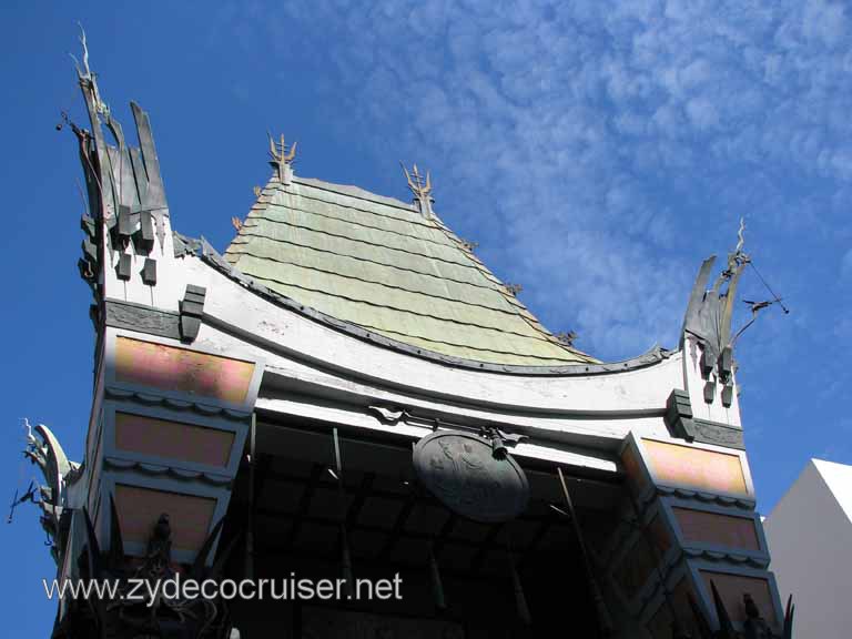 136: Carnival Pride, Long Beach, Sunseeker Hollywood/Los Angeles & the Beaches Tour: Grauman's Chinese Theatre