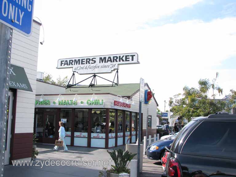 160: Carnival Pride, Long Beach, Sunseeker Hollywood/Los Angeles & the Beaches Tour: Los Angeles Farmers Market,