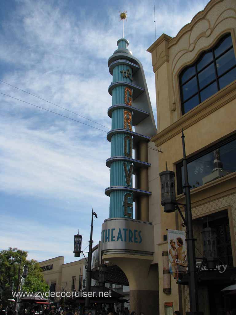 178: Carnival Pride, Long Beach, Sunseeker Hollywood/Los Angeles & the Beaches Tour: The Grove Theatres