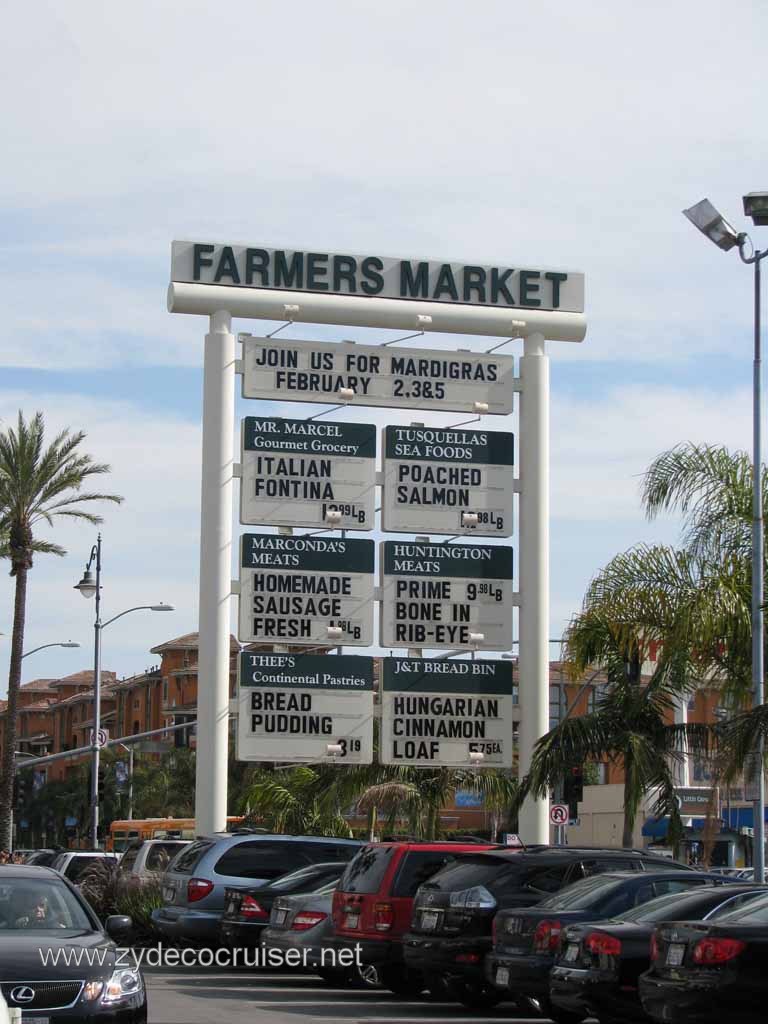 194: Carnival Pride, Long Beach, Sunseeker Hollywood/Los Angeles & the Beaches Tour: Los Angeles Farmers Market, 