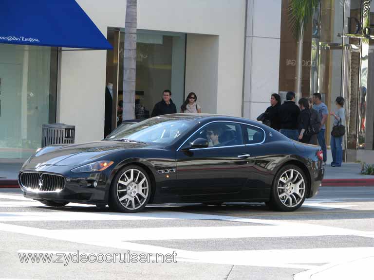 226: Carnival Pride, Long Beach, Sunseeker Hollywood/Los Angeles & the Beaches Tour: Rodeo Drive, Maserati - must be trolling