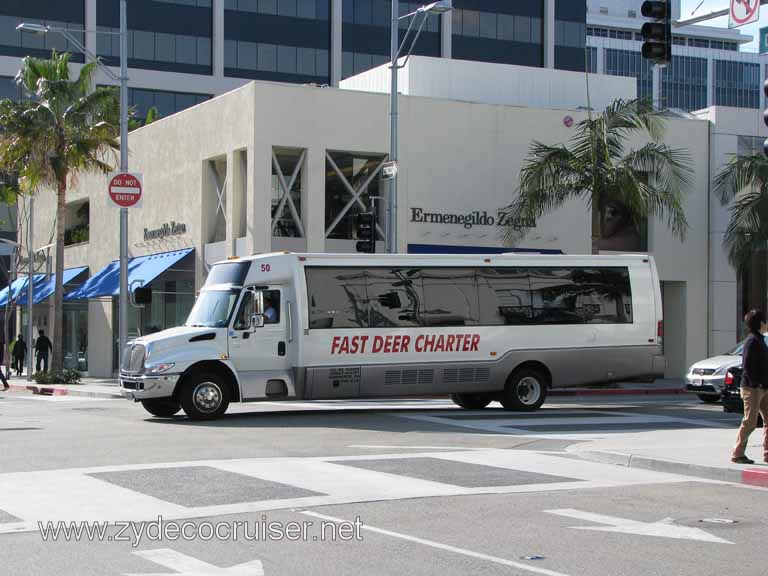 228: Carnival Pride, Long Beach, Sunseeker Hollywood/Los Angeles & the Beaches Tour: Our Bus