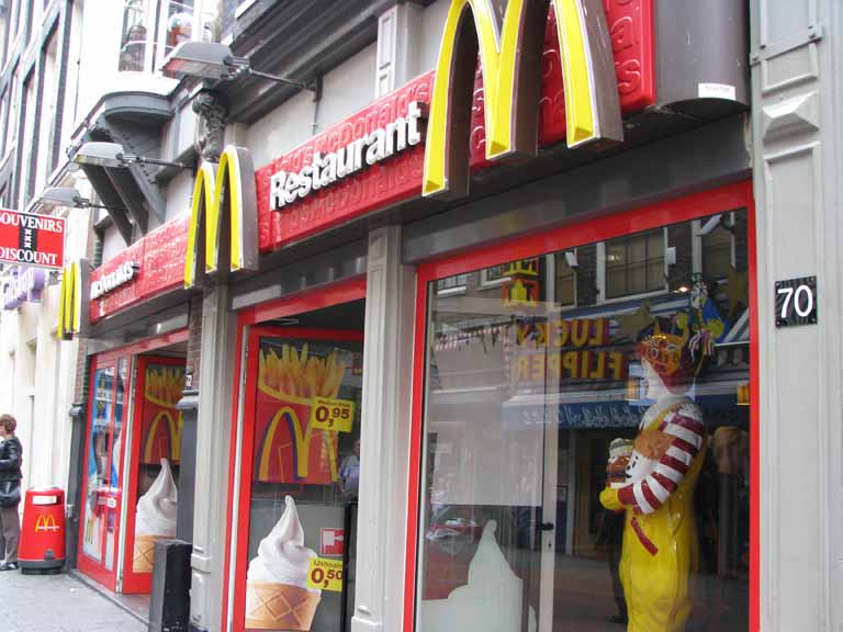 237: Carnival Splendor, Amsterdam, July, 2008, McDonald's, Amsterdam