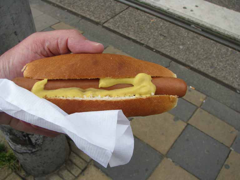 373: Carnival Splendor, Amsterdam, July, 2008, a Dutch Hot Dog