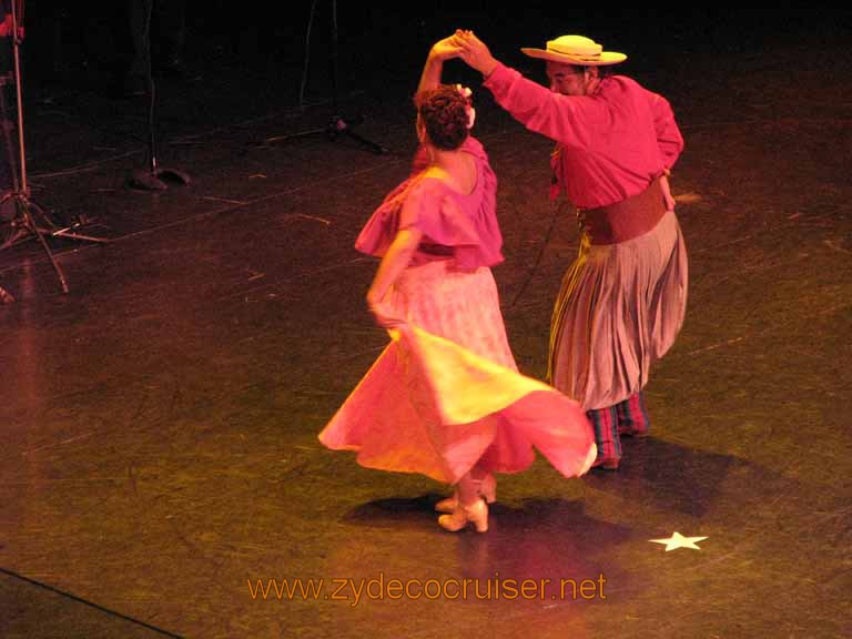 345: Carnival Splendor, South America Cruise, Buenos Aires, Welcome Aboard Argentine Folkloric Show, 