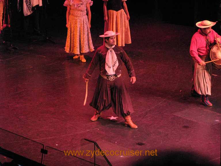 350: Carnival Splendor, South America Cruise, Buenos Aires, Welcome Aboard Argentine Folkloric Show, 