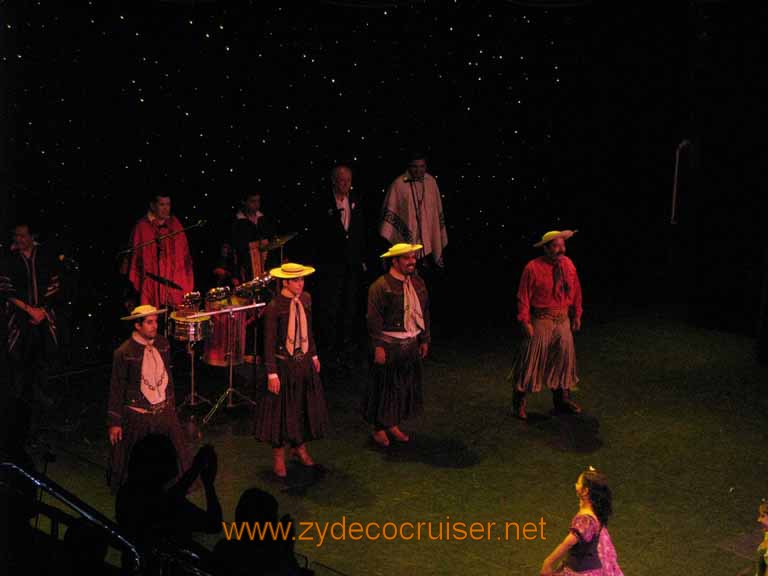 362: Carnival Splendor, South America Cruise, Buenos Aires, Welcome Aboard Argentine Folkloric Show, 