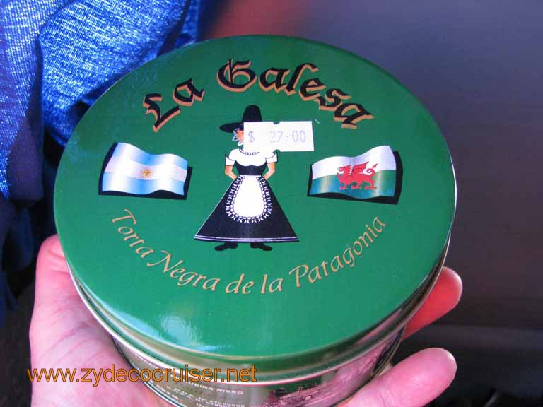 034: Carnival Splendor, Puerto Madryn, Penguins Paradise, Punta Tombo Tour - La Galesa - Torta Negra de la Patagonia