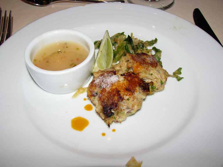 New England Crab and Oyster Fritters, Carnival Splendor