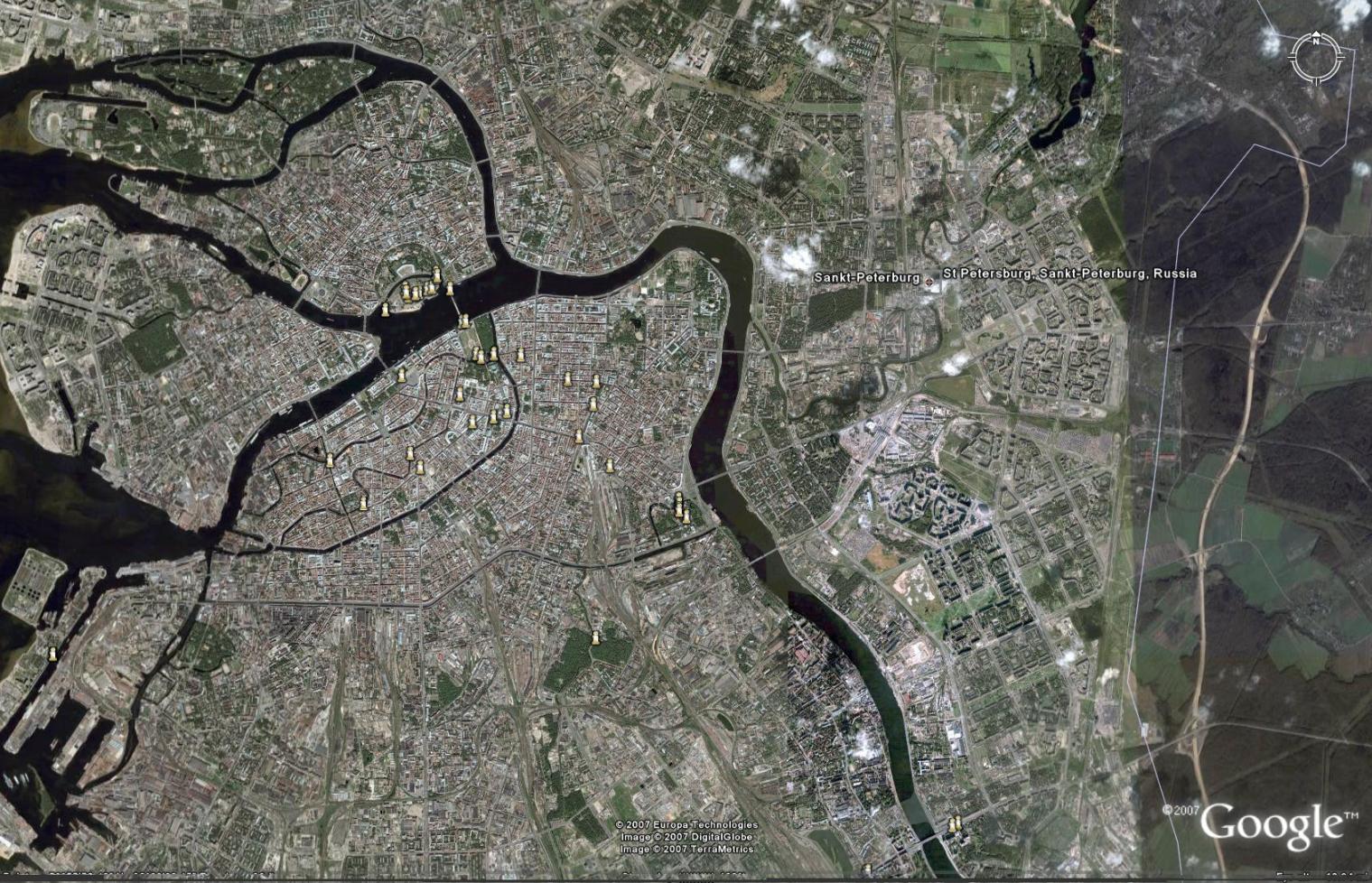 Google Maps - St Petersburg