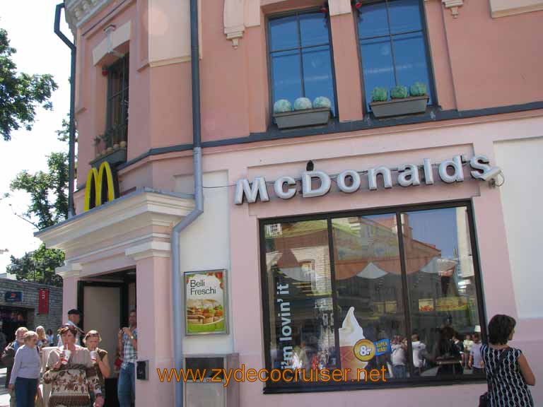 260: Carnival Splendor, Tallinn, Estonia, McDonald's