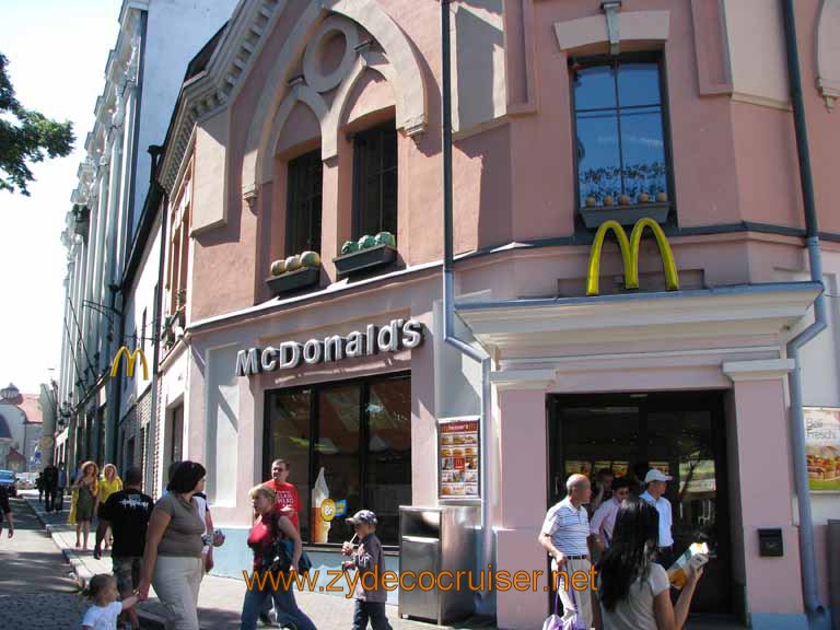 262: Carnival Splendor, Tallinn, Estonia, McDonald's