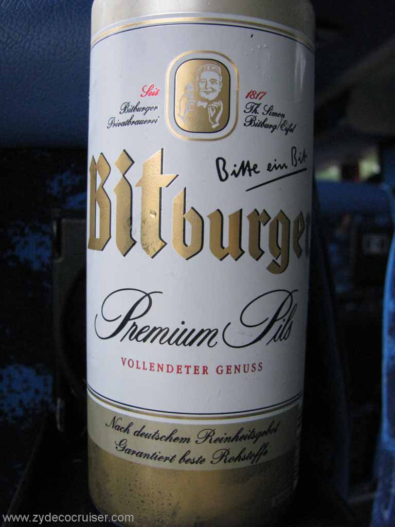199: Carnival Splendor, Baltic Cruise, Berlin, Bitburger Premium Pils